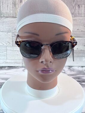 Foster Grant Tortoise Frame Sunglasses with Black Lenses